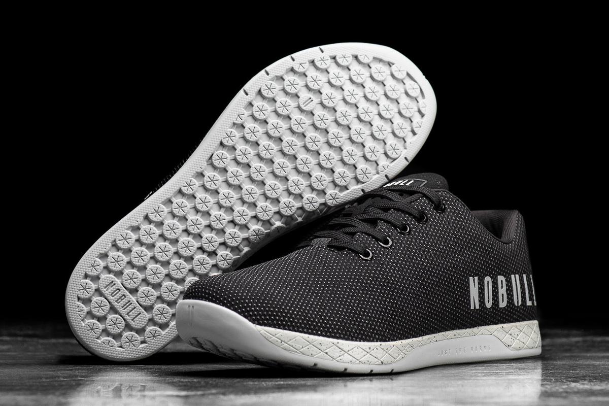 Nobull Superfabric Arctic Women's Trainers Black | Australia (WV3841)